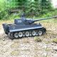 Henglong Large German Tiger Remote Control Tank Car Model Car Children's Toy Model Metal Track Boy Gift Professional Edition (Metal Track + Drive Wheel) Fun 7000 Electricity (can play for about 180 minutes)