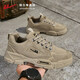 
Huili men's shoes labor protection shoes spring and summer new Martin boots travel outdoor mountaineering sports casual workwear shoes men 1238-Khaki 40