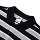 Nike (NIKE) T-shirt men's tops New summer casual lapel breathable cotton polo shirt sportswear short-sleeved FN3897-010/all cotton/black and white stripes L (175/92A)