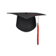 YaoJia Adult Cop Top High School Graduation Hat de 18 años Ceremonia de graduación Bachelor Sombrero de doctorado Gat.