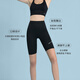 
Free-tied ice silk side pocket riding pants for women wearing summer thin belly-closed shark pants base shorts yoga pants