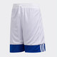 阿迪达斯（adidas）童装儿童篮球短裤男大童双面穿吸湿快干比赛运动五分裤子DY6625蓝