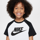 Nike (Nike) Jungen und Jungen Ragdoll Sleeves T-Shirt und Shorts passt zum Sommer.