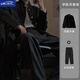 Les clôtures retournent au nouveau style chinois zhongshan costume de combinaison masculine automne et hiver belle robe dk mariage veste de costume de garçons de garniture en noir + chemise blanche + pantalon 3xl (recommandé 155-170jin [Jin est égal à 0,5 kg]))