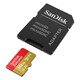 Almacenamiento de la tarjeta de memoria Sandisk Tarjeta TF Sports Tarjeta de cámara Drone de alta velocidad GOPRO Cámara MicroseSle Memoria Tarjeta MicroSD U3/V30 512G Velera de lectura hasta 190 m/s Cámara deportiva Tarjeta de drones de drones