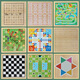 Xiaomuyi Magnetic Ten-in-One Multifunctional Game Chess Flying Checkers Gozi Chess Board Educational Toys Birthday Gift