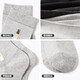 
Langsha men's socks men's summer cotton socks mesh mid-eye socks light breathable casual and comfortable sports basketball trendy socks dark gray 2 light gray 2 black 2 equal size