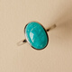 Red shadow 7A ice type natural old mine amazonite ring women's S925 silver blue green glacier good luck courage gemstone