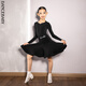 
DANCEBABYDancebaby Latin Dance Clothing 2024 new competition server high-end children's competition regulations grading server DAS698 burgundy 160