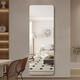 LA PRAIRIE German brand full-body mirror sticking wall hanging simple household fitting mirror living room entrance dressing mirror dressing mirror wall hanging style-punch installation 80*180cm