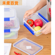 Caja de recién llegado de gran tamaño con caja de almacenamiento de alimentos congelados de cocina de tapa de la caja de refrescos transparentes de refrescos rectangulares 30,000 ml más 9928 de alta gama