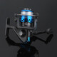 Xinshu 200 type small fishing reel with line fishing reel spinning wheel fishing reel Ji fishing reel fishing sea rod electroplated blue with line plated blue with line