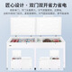 Haier [PCM inner liner] Horizontal freezer with a capacity of 600 liters or more large capacity ultra-low temperature refrigeration and freezing one-click switch refrigerator deep-cooled quick-frozen seafood tea refrigerator [829 liters of white] 829HEZ丨-38 degrees 丨Electronic temperature control
