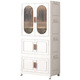 Anya simple wardrobe bedroom cabinet baby wardrobe rental room folding installation-free storage locker 2 layers 1 cabinet