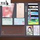 Kangaroo Herren Brieftasche Langes ultra-dünner Business Wallet New Card Bag mittleren Alters mittleren Alters und älteren vertikalen, festen Farben Weiche Brieftasche Lederbeutel [verbessertes Modell] 3 Bilder freigegeben, um den Unterschied zu verringern