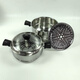 ASD ASD steamer ZS24V3J household food grade 304 stainless steel double bottom two-layer soup steamer ZS22V3J ZS24V3J (5.6L soup steamer) 2 layers 24cm