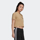 
Adidas (adidas) Clover Women's Summer New Sportswear Running Breathable Comfortable Casual Short Sleeve T-shirt H15829 Light Khaki/Short T-shirt XS