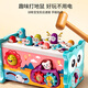 
Linguo German quality children's toys educational toys 1-3 years old early education multi-functional gopher fishing and knocking piano 9 green [10 in 1] multi-functional hexahedral + tumbler