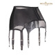 Jiabai Dao Luoying 8384 European and American waist seal high-end garter wrap glue metal hoist buckle flashing stockings stockings accessories black 8384 box