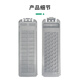Huixi adaptado a la caja de filtro de la lavadora Konka Midea Midea Pulsador Pulsador Accesorios XQB80-712 XQB85-718 XQB100-728 MB90V37E No. 229 Filtro [2 paquetes]