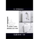 Huida ceramic squat toilet water tank induction pedal set squat engineering toilet complete set of deodorant toilet HD5L with curved front drainage water tank