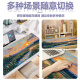 Ruqinlian Landscape Painting Series Pintura del mouse extra grande Pintura al óleo de aceite para hombres y niñas Mesa de trabajo de la oficina de trabajo de la oficina de la computadora Key 12591 alturas de viento siempre largas 600 mmx de ancho 300 mmx 2 mm de 2 mm
