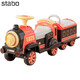 
Stabo Early Education Toys Boys and Girls Little Baby Electric Car Remote Control Small Train Can Take Two Children's Day Gift [Double Electric Double Drive] Yingyuan Pink Bicycle Head + One Car + Remote Control + Spray