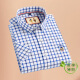 
MASTER POLO US Paul official brand short-sleeved shirt men's pure cotton plaid shirt middle-aged summer thin business casual D2629 38