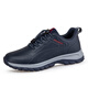 
Zuli Jianai Daddy's Old Men's Anti-Slip Soft Sole Leather Waterproof Middle-aged and Elderly Casual Sports Walking Shoes Four Seasons Women's Shoes 9209 Dark Blue Men's Cotton Shoes Waterproof Leather Model 41