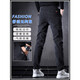 Fifanwo [two pairs] Summer thin casual jeans for men's new men's pants stretch slim small straight Korean style pants 653 black + gray 34 [(2 feet 7) Weight 155-165 Jin [Jin equals 0.5 kg]]