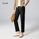 
Niannujiao 2023 summer style shopping mall same style trousers for women nine-point straight pants cigarette pants for women thin and breathable camel-67.9% nylon blend CNT3881 L[115-130Jin[Jin equals 0.5 kg]]
