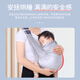摩登孕妈新生儿简易婴儿背带夏季透气网横前抱式宝宝背巾单肩外出抱娃神器 蓝色*加强透气网款肩带图案随机