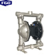 FGO 304 stainless steel pneumatic diaphragm pump GTQBY-25PF DN25 flow rate 4m3/h