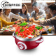 MARYYA German imported quality electric hot pot Otto multi-purpose electric hot pot 304 stainless steel electric cooking pot 3l multi-purpose electric pot points 1100w red 2.5l + four-piece set 304 stainless 0cm
