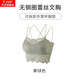 TJVF summer lace bra-wrapped tube top sexy beautiful back camisole for women without steel rings for outer wear and anti-exposure underwear for women Black 6656# M 80-105Jin Jin is equal to 0.5 kg