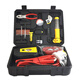 Clooney car tool box, emergency rescue kit, 16-piece standard air pump, tire repair tool, tow rope, etc.