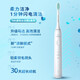 Philips Electric Toothbrush New S2 Professional Adult Sonic Soft Bristle Tooth Guard 3 Modes Couple Gift for Men and Girlfriends Birthday Gift White HX2418/01