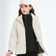 
BRELRMON Korean version of windproof jacket for women and men, outdoor coldproof three-in-one warm and removable ski mountaineering jacket jacket HS12805 m white-women M