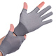 Sweater Brother Fishing Gloves Summer Thin Lure Gloves Sun Protection Men and Women Short Cycling Non-Slip Outdoor Climbing Two Finger Exposed Gray One Size