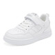BOBDOG boys' shoes soft sole breathable children's sports shoes perforated low-top sneakers 101531030 white 30