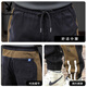 Playboy 2025 trendy brand spring and summer work clothes foot casual pants for men stripes, large size autumn new style pixie Harlan sports trousers black 2XL suitable weight 160-180Jin [Jin equals 0.5 kg]