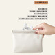 Portable storage bag lipstick red packet data cable storage bag cosmetic bag portable automatic sealing shrapnel bag wallet waterproof PU shrapnel storage-large white