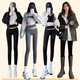 Langsha Shark Pants, outer wear, butt lift, yoga, high waist, abdominal control, exercise, slimming, plus size women's thin pants bottoming