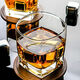 Juego de copa de vino de cerveza de whisky lemeiya, copa de vino de cuatro cuadrados tres liang copa de vino blanco cristal cristal de cristal clásico copa de vino blanco 3 liang --- 5878 4 piezas