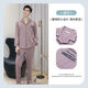 Doppelseitige Pyton-Pyjamas für Männer im Frühjahr und Herbst, die reine Baumwollwäsche langärmelte Teenager können Cotton Home Clothing Set 3291homes 2xl (155-175Jin [Jin gleich 0,5 kg]) tragen)