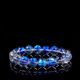 Eternal symbol collection grade natural Indian ice vitreous strong blue light gray moonstone bracelet for women high-end crystal blue moonstone collection grade 10mm