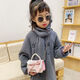 
Lingting Eagle Girl Little Shou Bao Little Girl Little Flavor Fashion Princess Crossbody Bag Children's Fashion Cute Pearl Handbag 9756 Bow Small Flower Gou Pink