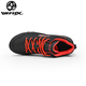 Wefox Weihuji Angelschuhe nicht rutschmehr atmungsableichte leichte Angelschuhe tragen resistente Filzschuh-Seefischerschuhe Outdoor Riff Angelschuhe WDX1050/Schwarz und Rot One Size 40