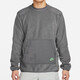 
Nike sweatshirt men's clothing, autumn and winter new outdoor fitness sportswear, windproof, warm and comfortable round neck casual pullover DD4855-068 L