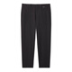 Carbin Men's Casual Pants Spring and Summer LOGO Embroidered Pants Slim-fitting Small Pants I Coal Black 01 M /170/48